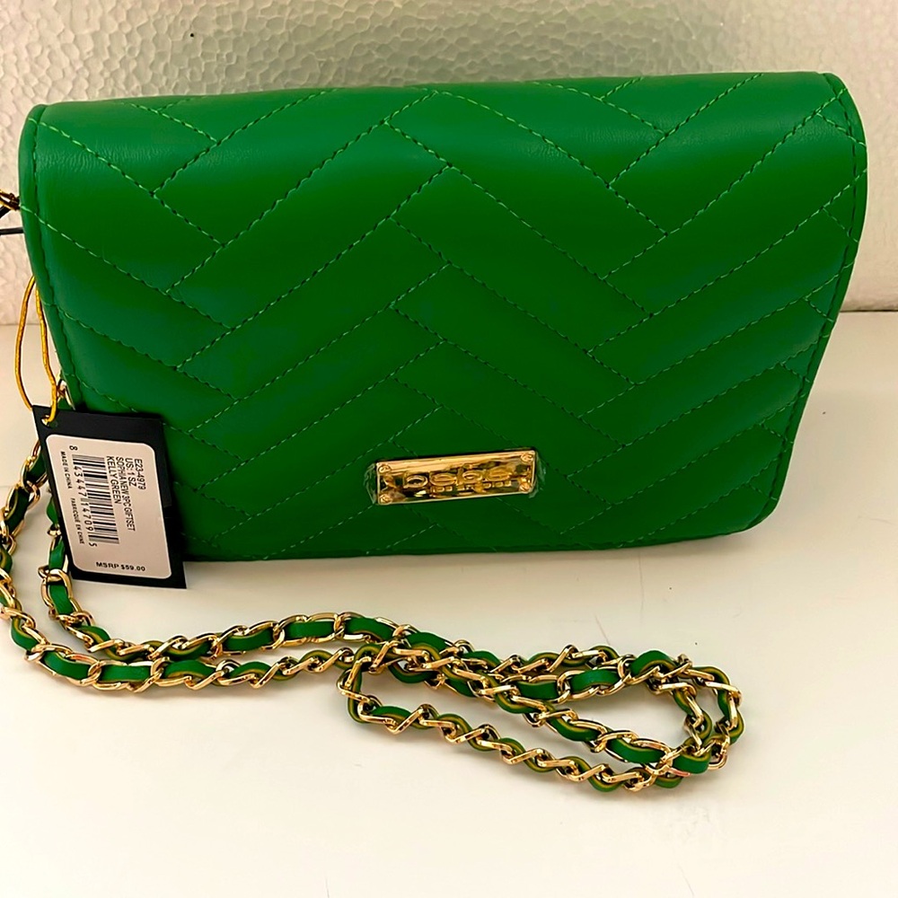 Bebe green purse